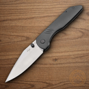 Boker Plus Max Folding Knife 3.25" CPM S35VN Steel Blade Gray Titanium Handle