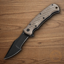 Boker Plus Micro Tracker Folding Knife 3.13" 154CM Steel Blade Tan Micarta Handle