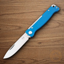 Boker Plus Atlas Folding Knife 2.88" 12C27 Sandvik Steel Blade Blue Stainless Handle