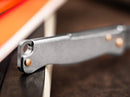 Boker Plus Atlas Mini Folding Knife 1.63" 12C27 Sandvik Steel Blade Stainless Handle