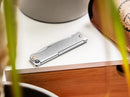 Boker Plus Atlas Mini Folding Knife 1.63" 12C27 Sandvik Steel Blade Stainless Handle