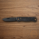 Boker Plus Atlas Mini Folding Knife 1.63" 12C27 Sandvik Steel Blade Black Stainless Handle
