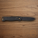 Boker Plus Atlas Mini Folding Knife 1.63" 12C27 Sandvik Steel Blade Black Stainless Handle
