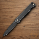 Boker Plus Atlas Mini Folding Knife 1.63" 12C27 Sandvik Steel Blade Black Stainless Handle