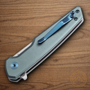 Boker Plus The Dace Folding Knife 2.88" Nitro V Steel Blade Blue Aluminum Handle
