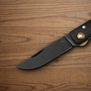 Boker Plus Rusticus Medium Folding Knife 2.88" 420 Steel Blade Ebony Wood Handle
