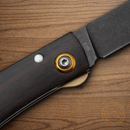 Boker Plus Rusticus Medium Folding Knife 2.88" 420 Steel Blade Ebony Wood Handle