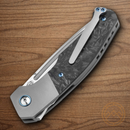Boker Plus Collection 2025 Folding Knife MagnaCut Steel Blade Gray Titanium/Carbon Fiber Handle