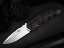Boker Plus SFP Tactical Folding Knife 3.63" D2 Tool Steel Blade Black Polypropylene/TPR Handle.