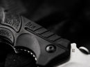 Boker Plus SFP Tactical Folding Knife 3.63" D2 Tool Steel Blade Black Polypropylene/TPR Handle.