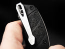 Boker Plus SFP Tactical Folding Knife 3.63" D2 Tool Steel Blade Black Polypropylene/TPR Handle.