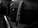 Boker Plus SFP Tactical Folding Knife 3.63" D2 Tool Steel Blade Black Polypropylene/TPR Handle.