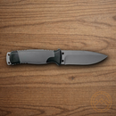 Boker Plus Outdoorsman Fixed Knife 3.75" 12C27 Sandvik Steel Blade Black TPR Handle