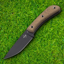 Boker Plus Little Rock Fixed Knife 4.13" SK-85 Steel Blade Green Micarta Handle.