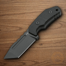 Boker Plus Little Dvalin Fixed Knife 3.13" D2 tool Steel Blade Black G10 Handle