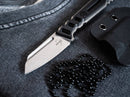 Boker Plus Ylvi Fixed Knife 2.25" D2 Tool Steel Blade Black G10 Handle.