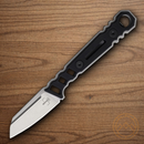 Boker Plus Ylvi Fixed Knife 2.25" D2 Tool Steel Blade Black G10 Handle.
