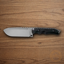 Boker Plus Hermod 2.0 Fixed Knife 4.25" D2 Tool Steel Blade Black G10 Handle