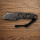 Boker Plus Kazhan Fixed Knife 2.25" D2 Tool Steel Blade Black Stainless Handle