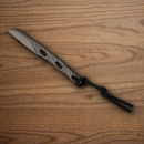 Boker Plus Kazhan Fixed Knife 2.25" D2 Tool Steel Blade Black Stainless Handle