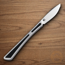 Boker Plus Scalpel Fixed Knife 1.63" D2 Tool Steel Blade Stainless Handle