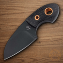 Boker Plus Gnome Fixed Knife 2.13" D2 Tool Steel Blade Black Micarta Handle