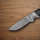 Boker Plus M-One Fixed Knife 3.5" Damascus Steel Blade Ebony Wood Handle