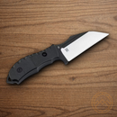 Boker Plus Andhrimnir Mini Fixed Knife 3.38" D2 Tool Steel Blade Black G10 Handle