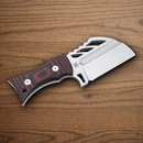 Boker Plus URD XL Fixed Knife 3" D2 Tool Steel Blade Black/Red G10 Handle