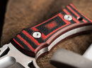 Boker Plus URD XL Fixed Knife 3" D2 Tool Steel Blade Black/Red G10 Handle