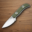 Boker Plus Dasos Fixed Knife 3.13" D2 Tool Steel Blade Green G10 Handle