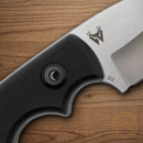 Boker Plus Lofos Fixed Knife 2.38" D2 Tool Steel Blade Black G10 Handle