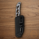 Boker Plus Superlight Fixed Knife 2.88" D2 Tool Steel Blade Stainless Handle.