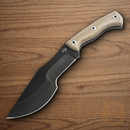 Boker Plus Tracker 2.0 Fixed Knife 7.25" 1095HC Steel Blade Brown Micarta Handle