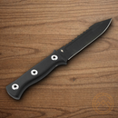 Boker Plus Pilot 2.0 Fixed Knife 5.5" D2 Tool Steel Blade Black G10 Handle