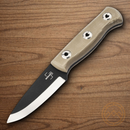 Boker Plus Vigtig 2.0 Fixed Knife 3.5" 1095HC Steel Blade Natural Micarta Handle