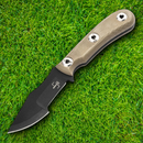 Boker Plus Micro Tracker 2.0 Fixed Knife 3.5" 1095HC Steel Blade Natural Micarta Handle