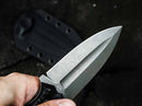 Boker Plus W1 Fixed Knife 3.75" VG-10 Steel Blade Black G10 Handle.