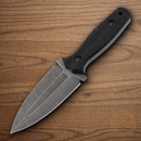 Boker Plus W1 Fixed Knife 3.75" VG-10 Steel Blade Black G10 Handle.