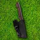 Boker Plus M.U.K. Fixed Knife 2.38" 14C28N Steel Blade Brown Micarta Handle