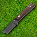 Boker Plus Thicker Clipper Fixed Knife 2.13" D2 Tool Steel Blade Brown Micarta Handle