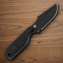 Boker Plus Kagat Fixed Knife 3.38" 1095HC Steel Blade Black G10 Handle