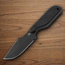 Boker Plus Kagat Fixed Knife 3.38" 1095HC Steel Blade Black G10 Handle