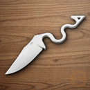Boker Plus Midgards Snake Fixed Knife 4.25" D2 Tool Steel Blade One-piece construction.
