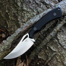 Boker Plus Tavros Fixed Knife 2.88" Stainless Steel Blade Black G10 Handle