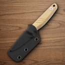 Boker Plus Five Point Nine Fixed Knife 2.5" 440C Steel Blade Tan G10 Handle