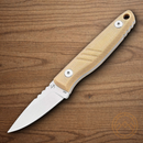 Boker Plus Five Point Nine Fixed Knife 2.5" 440C Steel Blade Tan G10 Handle