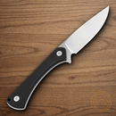 Boker Plus Brasa Fixed Knife 2.88" 14C28N Sandvik Steel Blade Black G10 Handle