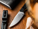 Boker Plus Sentinal Fixed Knife 3" 14C28N Sandvik Steel Blade Black G10 Handle