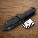 Boker Plus MP7 Personal Duty Fixed Knife 4.5" 14C28N Sandvik Steel Blade Black FRN Handle